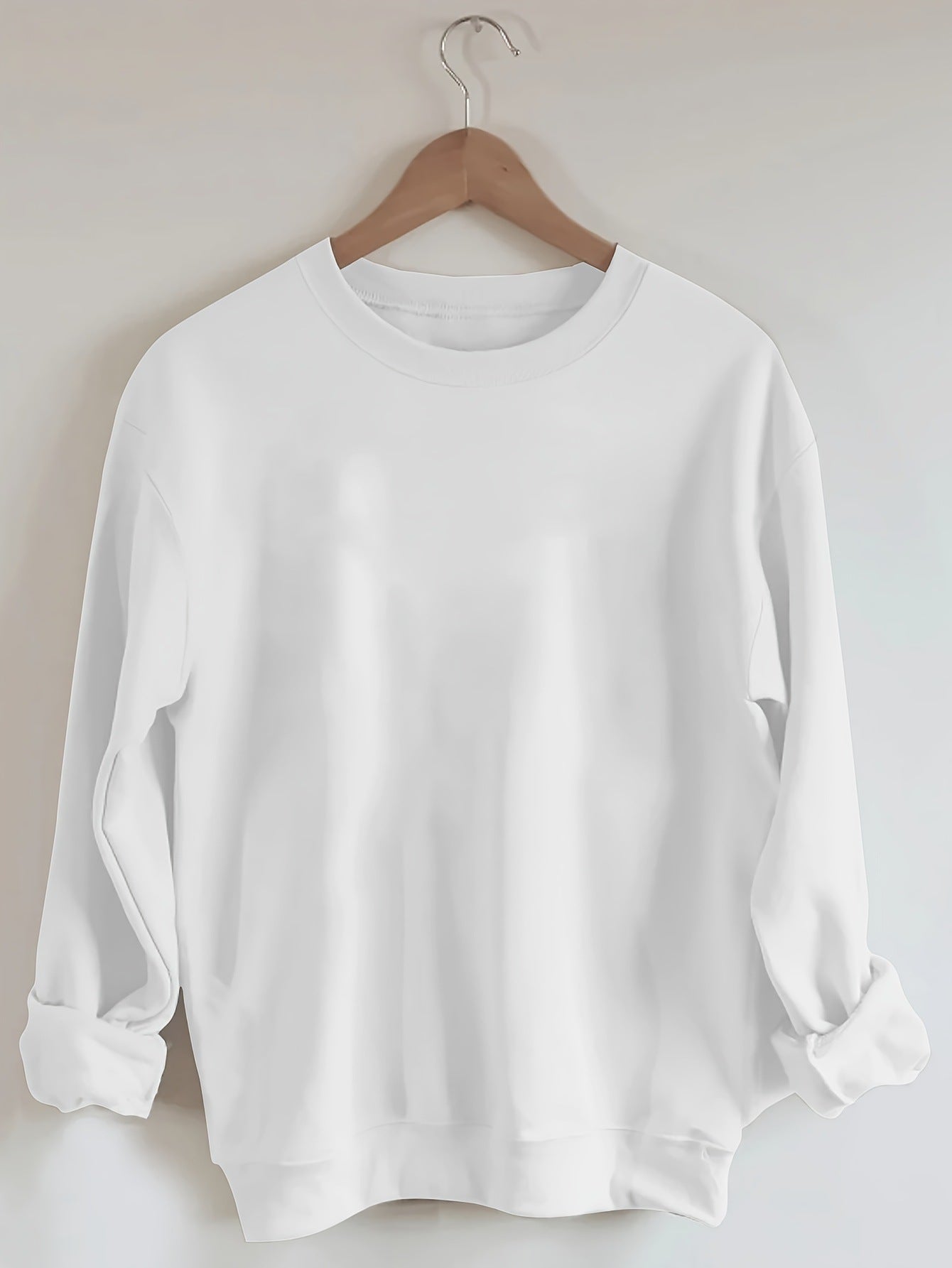 Cozy Whale Graphic Crew Neck Sweatshirt