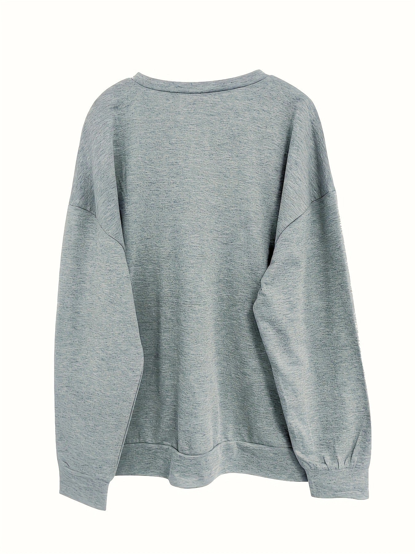 Cozy Whale Graphic Crew Neck Sweatshirt