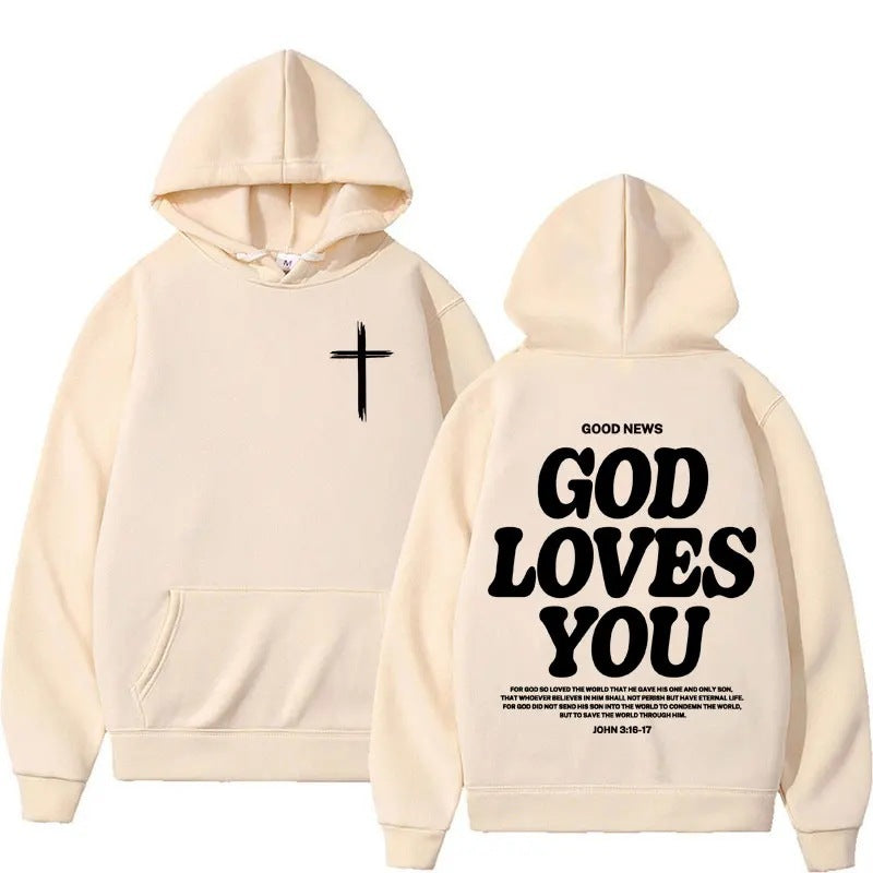 God houdt van jou hoodie