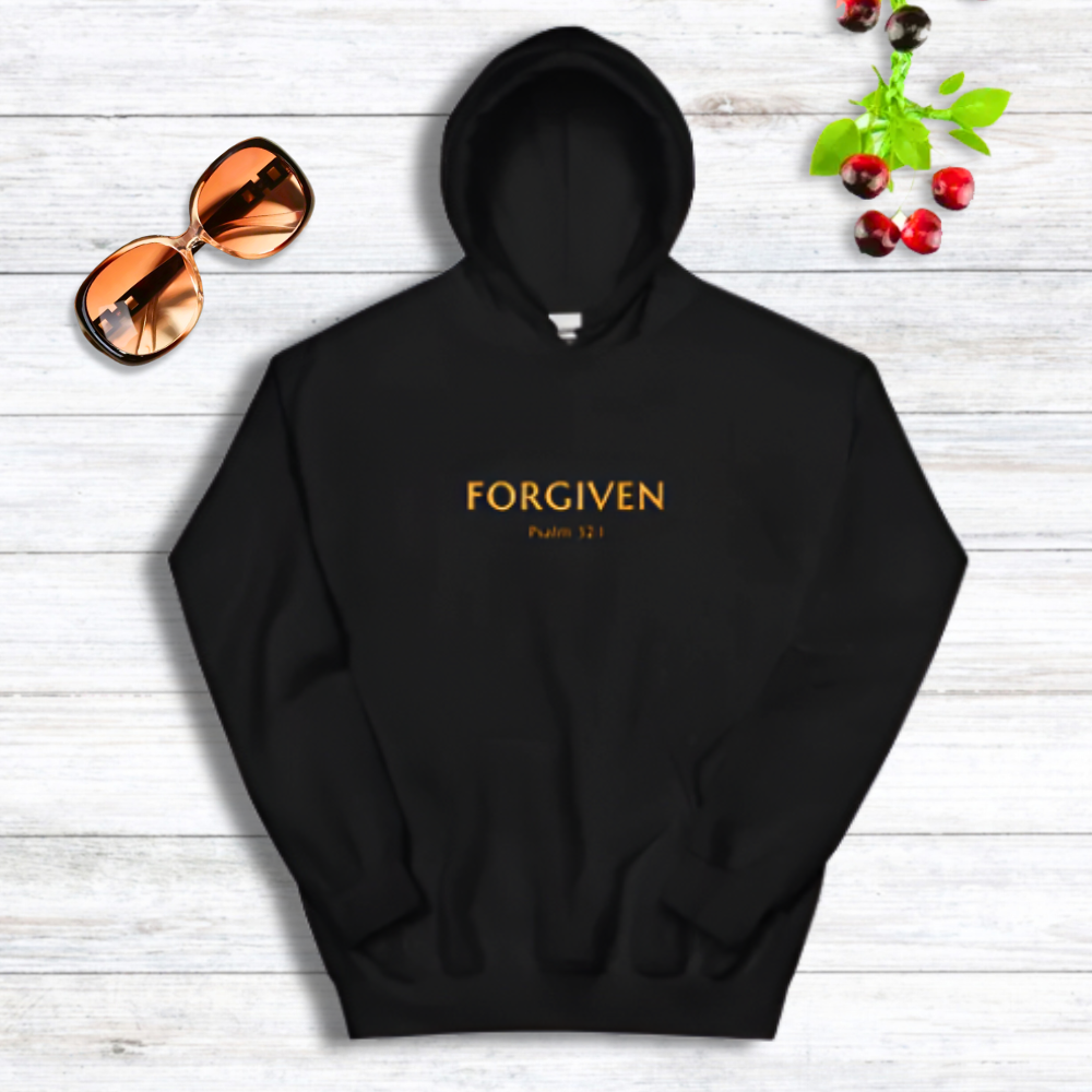 Kapuzenpullover mit Aufschrift „Forgiveness“