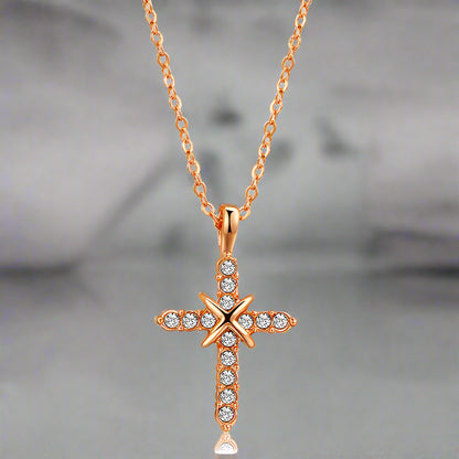 Cross pendant necklace