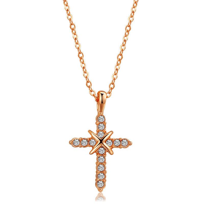 Cross pendant necklace