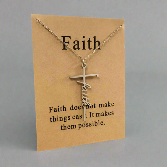 Faith Cross Pendant