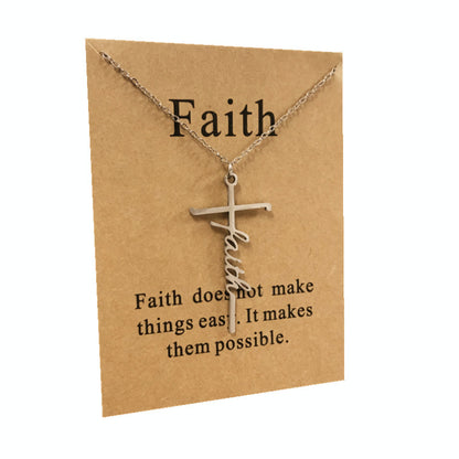 Faith Cross Pendant