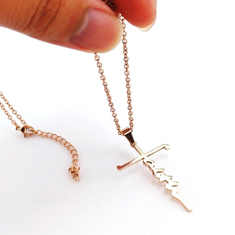 Stainless Faith Necklace