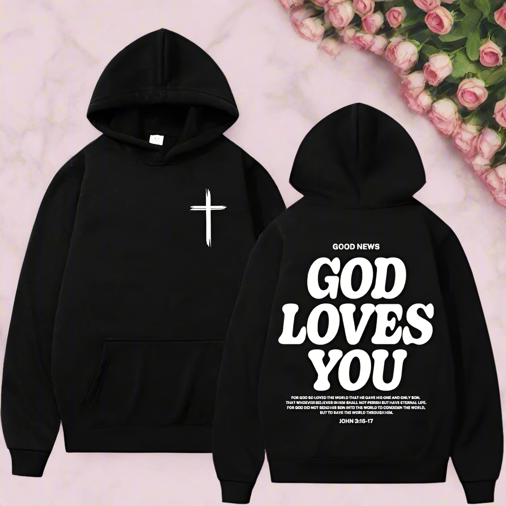 God houdt van jou hoodie