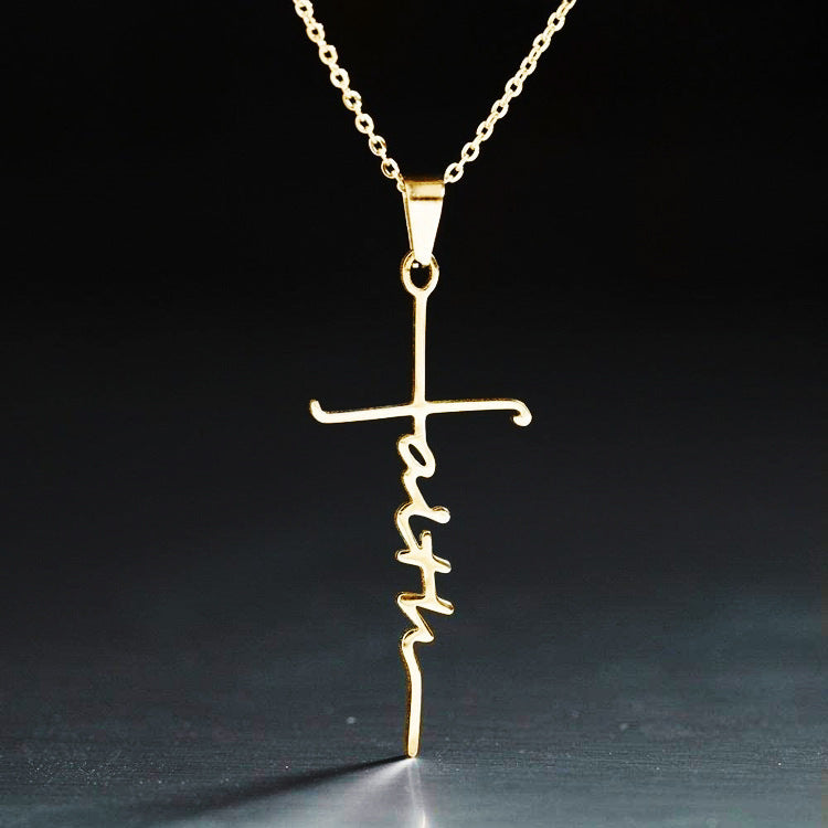 Stainless Faith Necklace