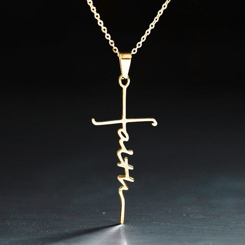 Stainless Faith Necklace