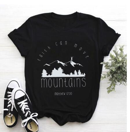 Faith Can Move Mountains Matthew 17: 20 Tee