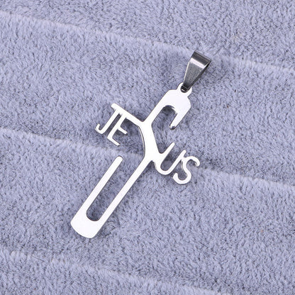 Personality JESUS Jesus Cross Necklace