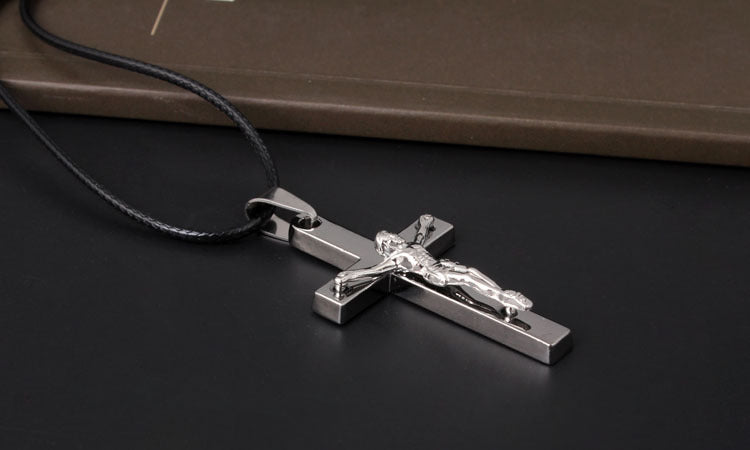 Jesus cross pendant Necklace