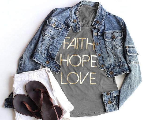 Faith Hope Love Tee