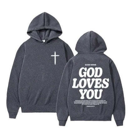 God houdt van jou hoodie