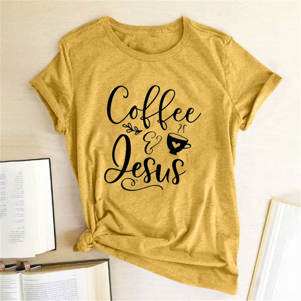 Kaffee &amp; Jesus T-Shirt