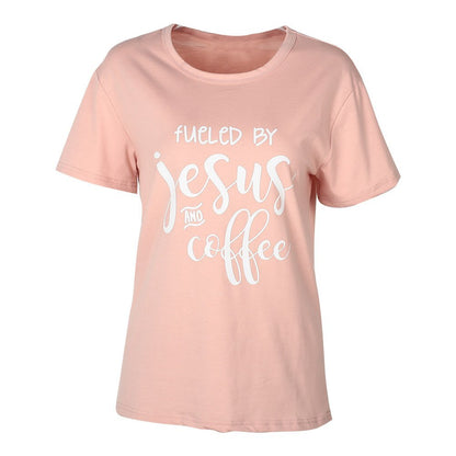 Fueled Jesus And Coffee Tee