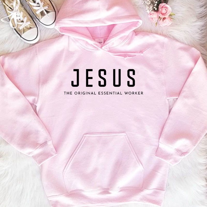 Jezus De Originele Essentiële Werker Hoodie