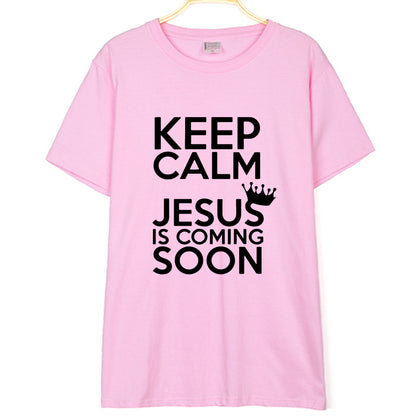 Keep Calm Jesus Is Coming Soon Tee