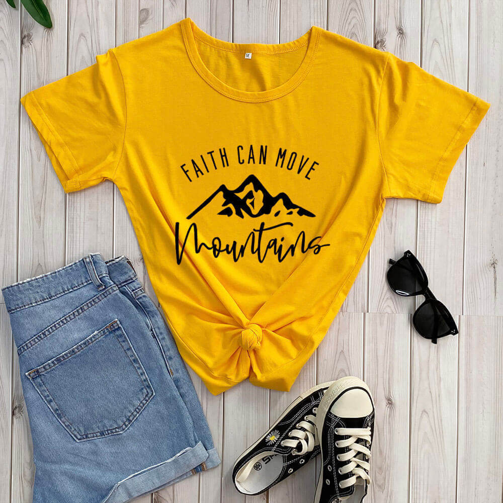 Faith Can Move Mountains Tee