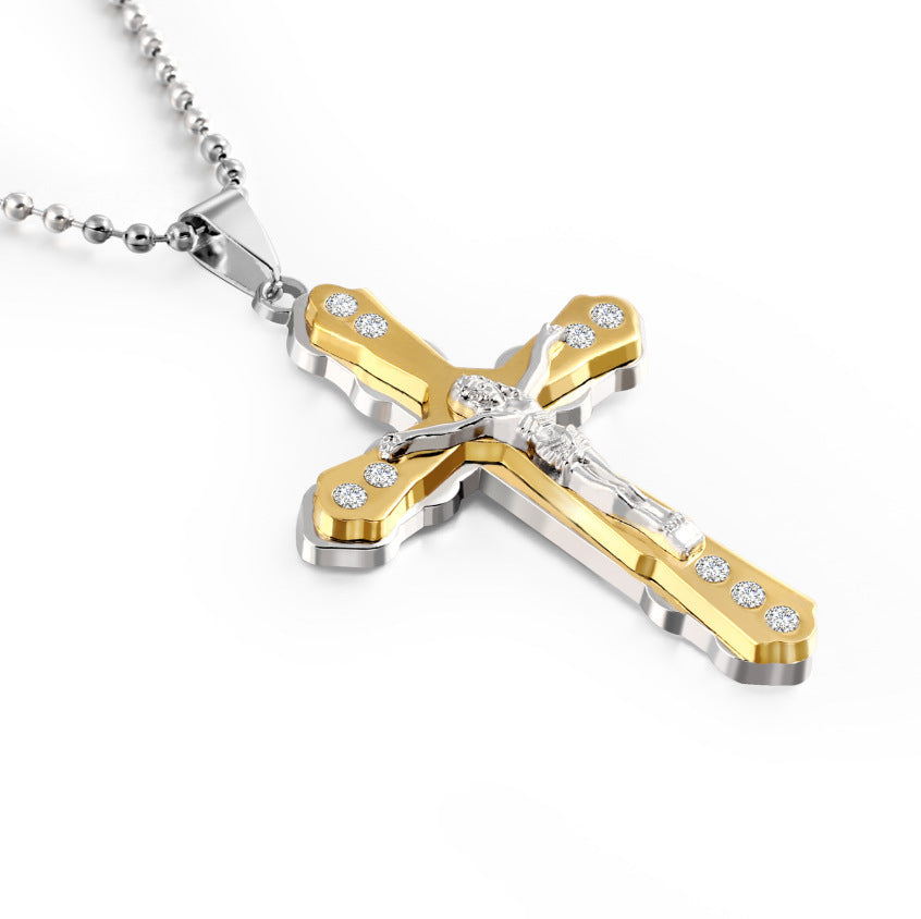 Jesus Cross Pendant Necklace