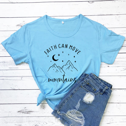 Faith Can Move Mountains Tee