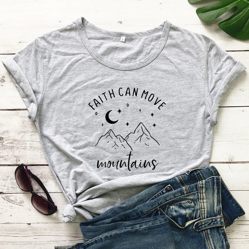 Faith Can Move Mountains Tee