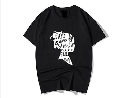 God Is Within Her She Will Not Fail Psalm 46:5 Tee