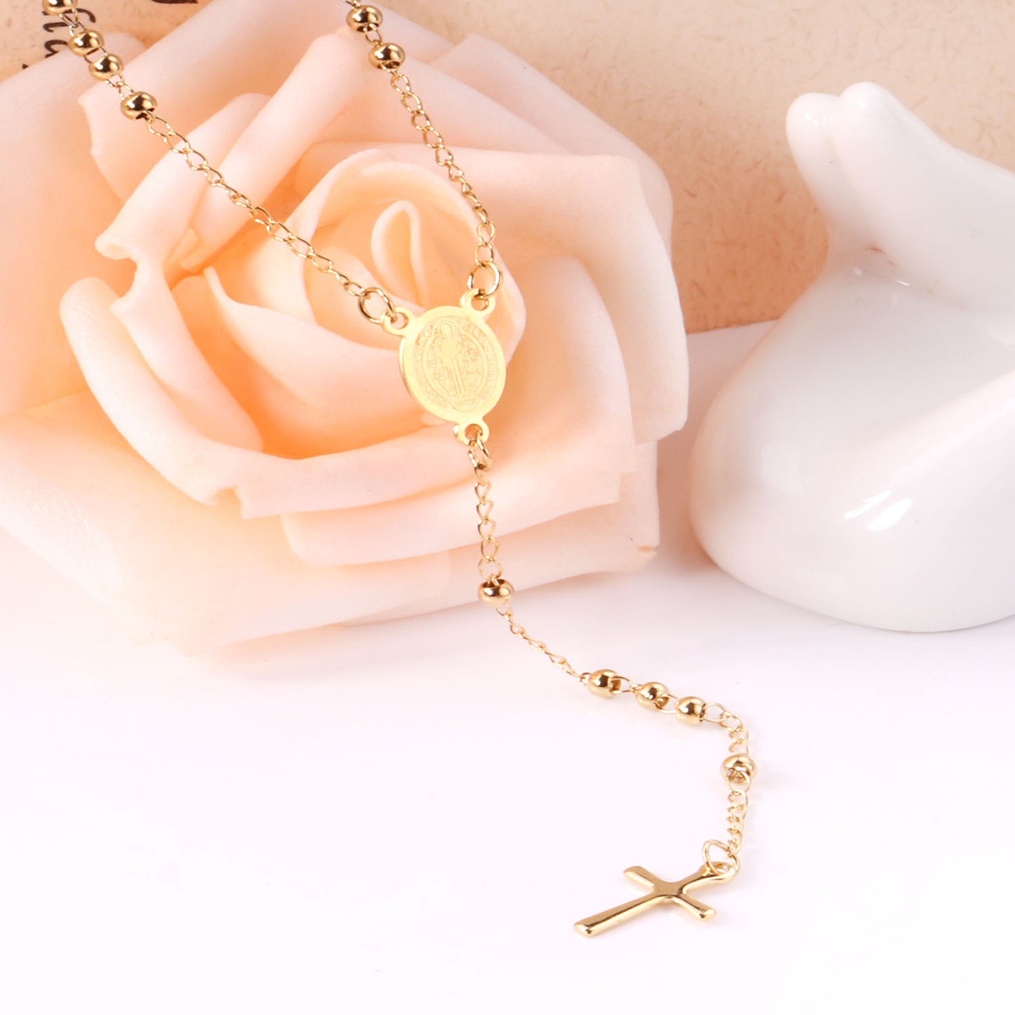 Religieus geloof Jezus kruis hanger ketting