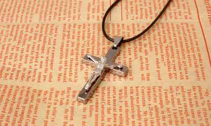 Jesus cross pendant Necklace