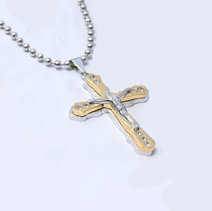 Jesus Cross Pendant Necklace