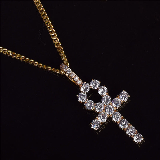 Diamanten Jezus Kruis Ketting