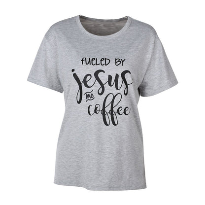 Fueled Jesus And Coffee Tee