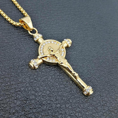 Jesus Cross Pendant Necklace