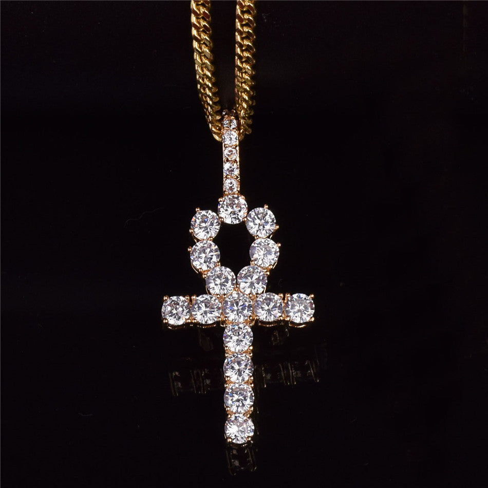 Diamanten Jezus Kruis Ketting