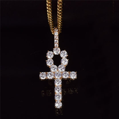 Diamond Jesus Cross Necklace