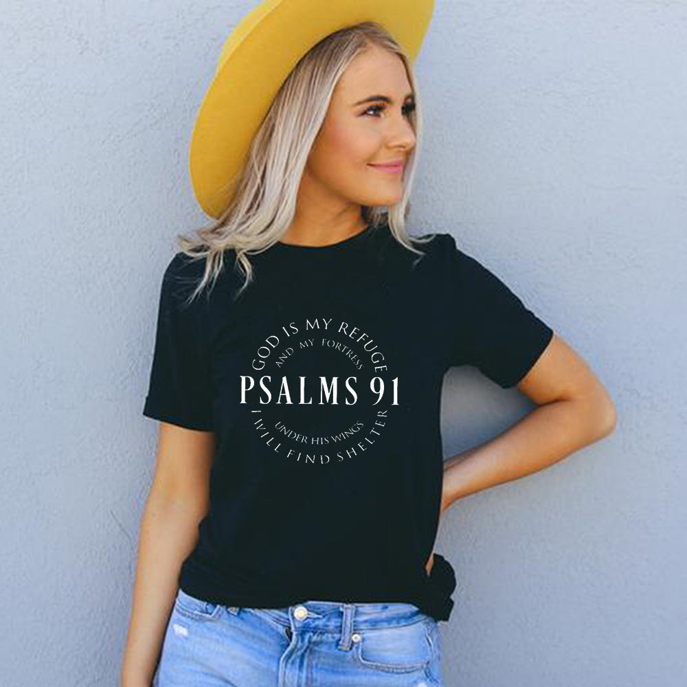 God Is My Refuge Psalms 91 Tee