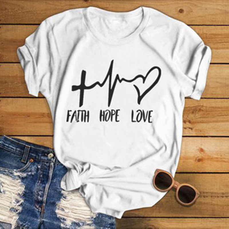 Glaube Hoffnung Liebe T-Shirt