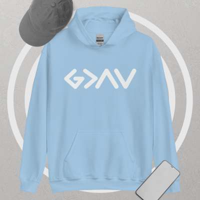 G&gt;AV God is groter dan de hoogtepunten en dieptepunten Hoodie