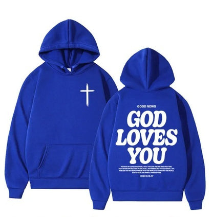 God houdt van jou hoodie