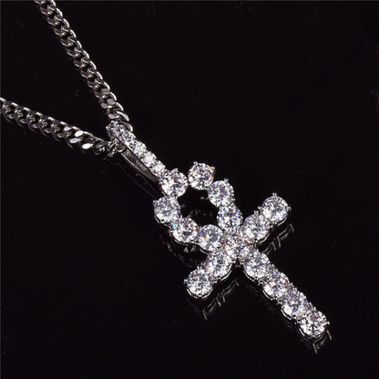 Diamond Jesus Cross Necklace