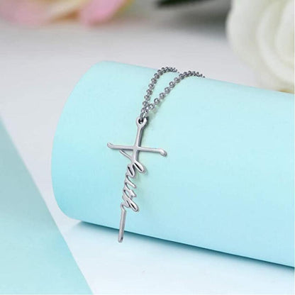 Faith Cross Necklace