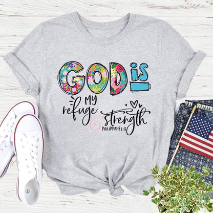 God Is My Strength Tee