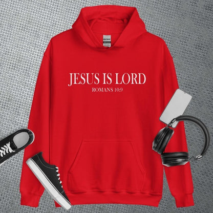 Jesus Is Lord Romans 10:9 Hoodie