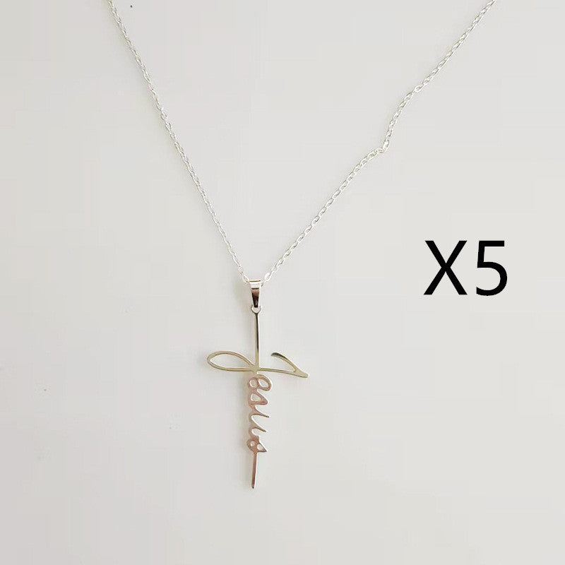 Jesus Cross Chain Necklace