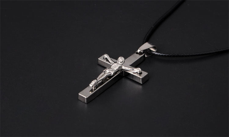 Jesus cross pendant Necklace