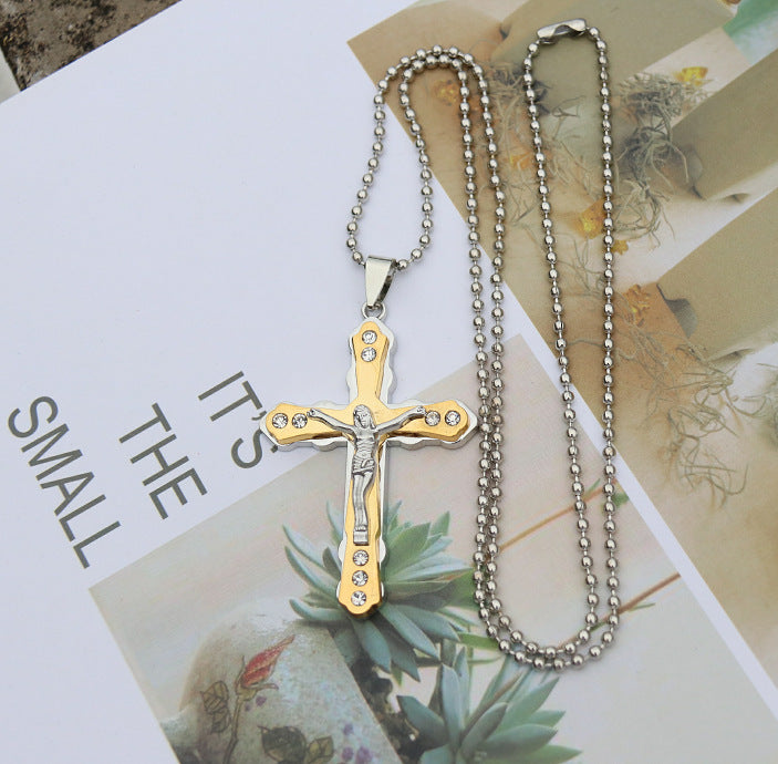 Jesus Cross Pendant Necklace