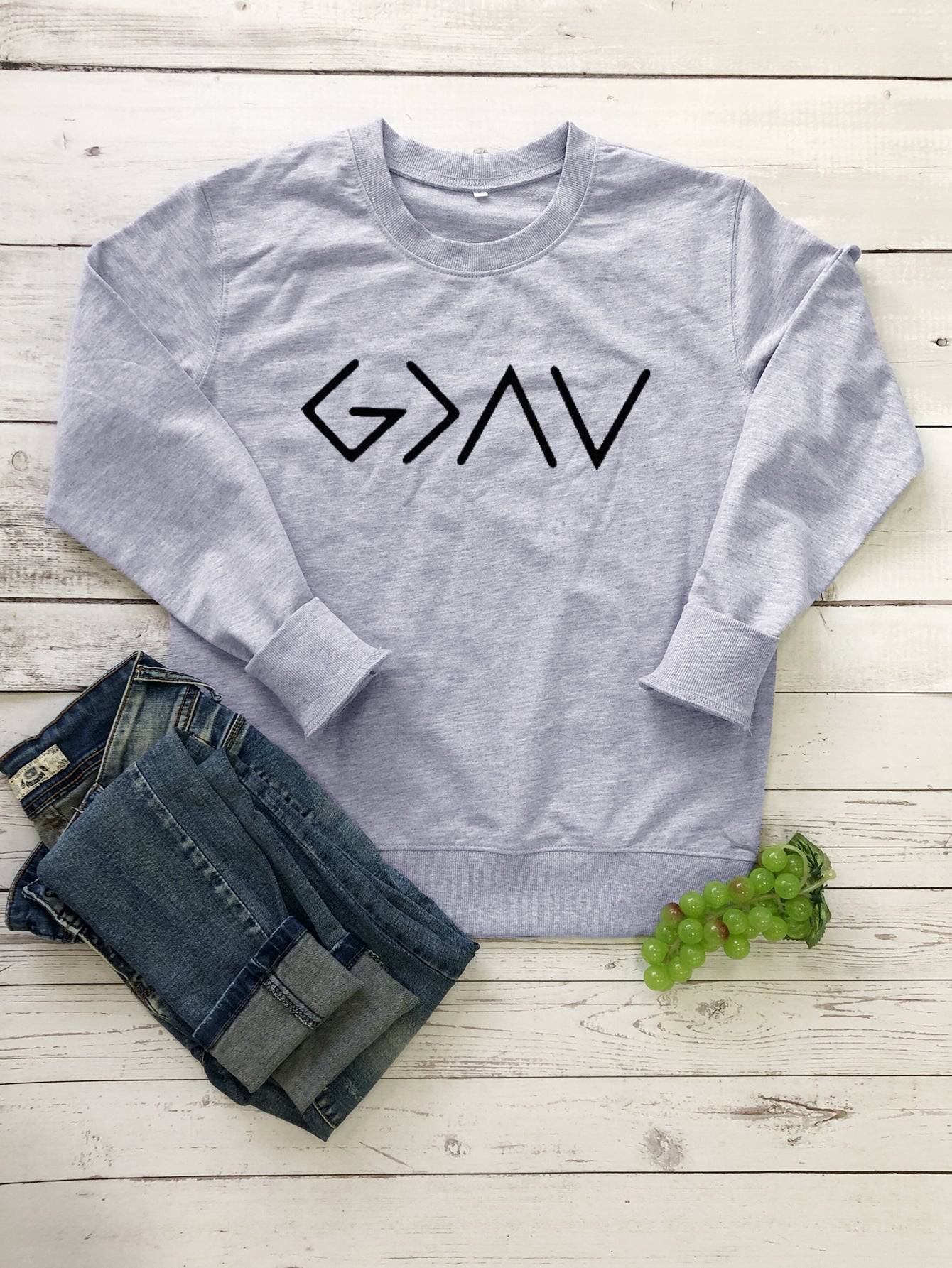 G>∧∨ God is Greater Than the Highs and Lows Tee