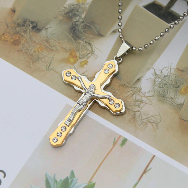 Jesus Cross Pendant Necklace