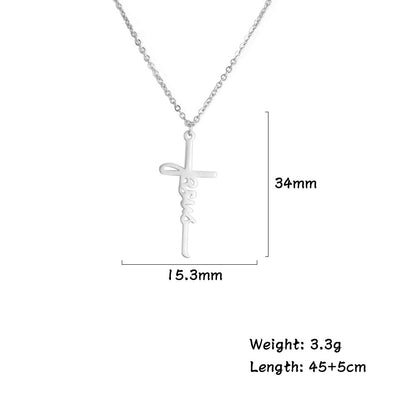 Jesus Cross Necklace