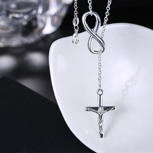 Jesus Cross 8-Word Necklace