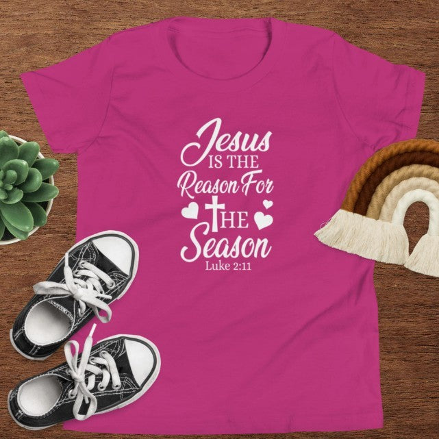 Jesus Is The Reasor The Season Luke 2:11 Tee